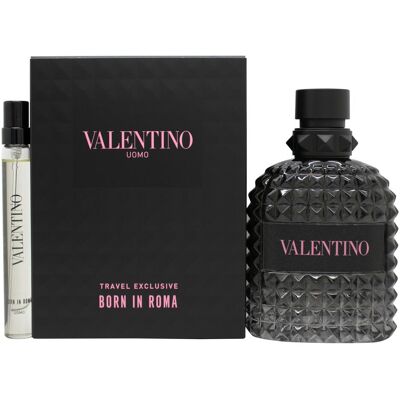 Valentino, Beauty Geschenkset, Born In Roma Travel Set Eau De Toilette 100ml + 10ml (Parfum Set) Valentino, Beauty Geschenkset, Born In Roma Travel Set Eau De Toilette 100ml + 10ml (Parfum Set)