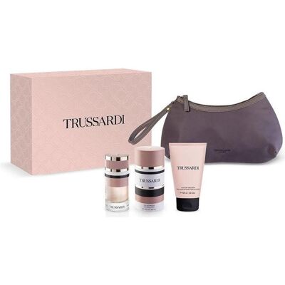 Trussardi, Beauty Geschenkset, Feminine Set Women Eau De Parfum 90ml Vaporizer Body Lotion 100ml Bag Trussardi, Beauty Geschenkset, Feminine Set Women Eau De Parfum 90ml Vaporizer Body Lotion 100ml Bag