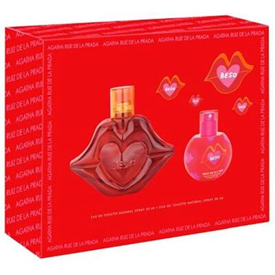 Agatha Ruiz De La Prada, Beauty Geschenkset, Agatha beso cologne set 100 ml + bubble 30 ml (Parfum Set) Agatha Ruiz De La Prada, Beauty Geschenkset, Agatha beso cologne set 100 ml + bubble 30 ml (Parfum Set)