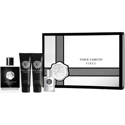 Vince Camuto, Beauty Geschenkset, Virtu Geschenkset 100ml EDT + 15ml EDT + 90ml Aftershave Balsem + 90ml Douchegel (Parfum Set) Vince Camuto, Beauty Geschenkset, Virtu Geschenkset 100ml EDT + 15ml EDT + 90ml Aftershave Balsem + 90ml Douchegel (Parfum Set)