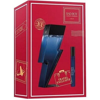 Carolina Herrera, Beauty Geschenkset, Bad Boy Cobalt Eau De Parfum Spray 100ml und Eau De Parfum Spray 10ml Set Carolina Herrera, Beauty Geschenkset, Bad Boy Cobalt Eau De Parfum Spray 100ml und Eau De Parfum Spray 10ml Set