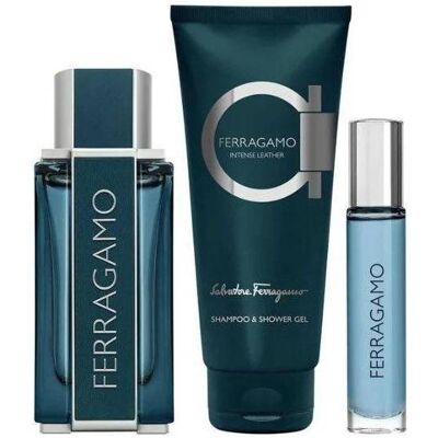 Salvatore Ferragamo, Beauty Geschenkset, Ferragamo Intense Leather Eau de Parfum 100ml + Eau de Parfum 15ml + Shower Gel 100ml (Parfum Set) Salvatore Ferragamo, Beauty Geschenkset, Ferragamo Intense Leather Eau de Parfum 100ml + Eau de Parfum 15ml + Shower Gel 100ml (Parfum Set)