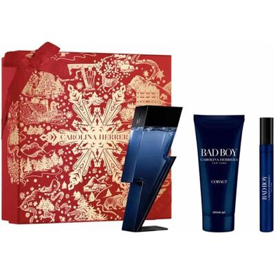 Carolina Herrera, Beauty Geschenkset, C. HERRERA BAD BOY COBALT EDP. 100ML. SP.+ S.GEL 100ML. + MINI 3PCS SET (Parfum Set) Carolina Herrera, Beauty Geschenkset, C. HERRERA BAD BOY COBALT EDP. 100ML. SP.+ S.GEL 100ML. + MINI 3PCS SET (Parfum Set)