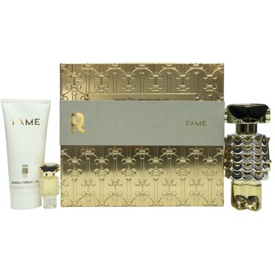 Paco Rabanne, Beauty Geschenkset, PR FAME SET (EP 80 vp + BODY LOTION 100 ml + EP 4 ml) (Parfum Set) Paco Rabanne, Beauty Geschenkset, PR FAME SET (EP 80 vp + BODY LOTION 100 ml + EP 4 ml) (Parfum Set)