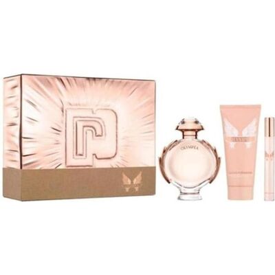Paco Rabanne, Beauty Geschenkset, Olympea Gift Set 50ml EDP + 100ml Body Lotion + 10ml EDP (Parfum Set) Paco Rabanne, Beauty Geschenkset, Olympea Gift Set 50ml EDP + 100ml Body Lotion + 10ml EDP (Parfum Set)
