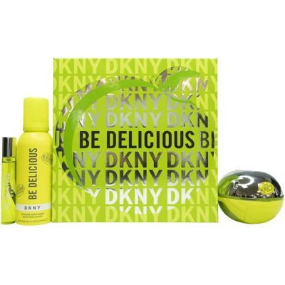 DKNY, Beauty Geschenkset, Be Delicious Gift Set EDP 100 ml. EDP miniature 15 ml and shower foam 150 ml 100ml (Parfum Set) DKNY, Beauty Geschenkset, Be Delicious Gift Set EDP 100 ml. EDP miniature 15 ml and shower foam 150 ml 100ml (Parfum Set)