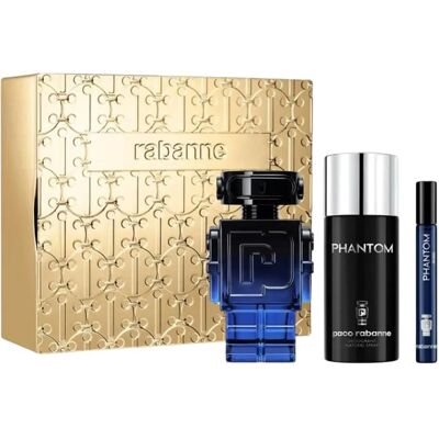 Paco Rabanne, Beauty Geschenkset, Phantom Intense Gift Set 100ml EDP + 10ml EDP + 150ml Deodorant Spray (Parfum Set) Paco Rabanne, Beauty Geschenkset, Phantom Intense Gift Set 100ml EDP + 10ml EDP + 150ml Deodorant Spray (Parfum Set)