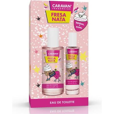 Caravan, Beauty Geschenkset, Strawberry cream eau de toilette case, 100 + 30 ml children Caravan, Beauty Geschenkset, Strawberry cream eau de toilette case, 100 + 30 ml children