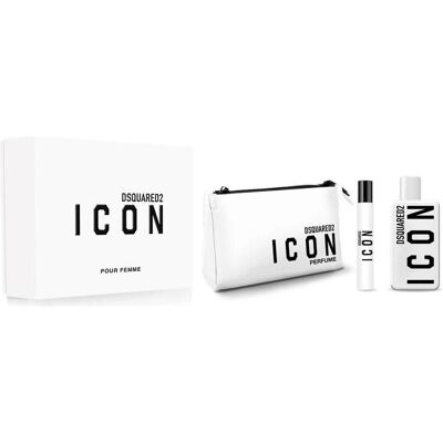 Dsquared2, Beauty Geschenkset, X-Mas Coffret 2025 Icon Femme Eau de Parfum Natural Spray 100ml + Travel Spray 10ml + gwp (Parfum Set) Dsquared2, Beauty Geschenkset, X-Mas Coffret 2025 Icon Femme Eau de Parfum Natural Spray 100ml + Travel Spray 10ml + gwp (Parfum Set)