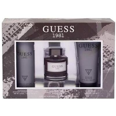 Guess Beauty Geschenkset, 1981 For Men - Eau De Toilette 100 ml, Duschgel 200 ml, Deodorant Spray 226 ml (Parfum Set) Guess Beauty Geschenkset, 1981 For Men - Eau De Toilette 100 ml, Duschgel 200 ml, Deodorant Spray 226 ml (Parfum Set)