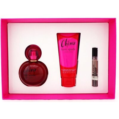 Kate Spade, Beauty Geschenkset, Cherie 3-teiliges Eau De Parfum Geschenkset für Frauen Spray (Parfum Set) Kate Spade, Beauty Geschenkset, Cherie 3-teiliges Eau De Parfum Geschenkset für Frauen Spray (Parfum Set)