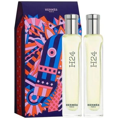 Hermès, Beauty Geschenkset, HERMÉS H24 2-teiliges Miniatur-Set für Männer 2 x 15ml Eau De Toilette Spray 0.50 fl oz (Parfum Set) Hermès, Beauty Geschenkset, HERMÉS H24 2-teiliges Miniatur-Set für Männer 2 x 15ml Eau De Toilette Spray 0.50 fl oz (Parfum Set)