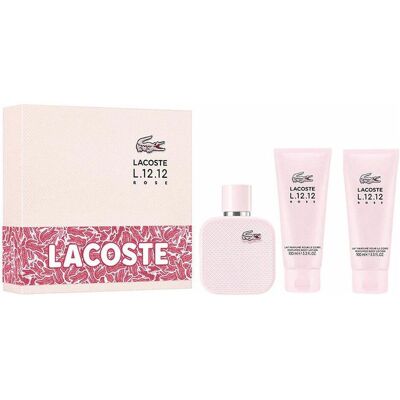 Lacoste L.12.12 Rose - Parfümset mit Blumen- & Fruchtaromen Lacoste L.12.12 Rose - Parfümset mit Blumen- & Fruchtaromen