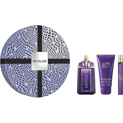 Thierry Mugler Alien Geschenkset - EDP 60ml + Lotion 50ml + Reisespray 10ml Thierry Mugler Alien Geschenkset - EDP 60ml + Lotion 50ml + Reisespray 10ml