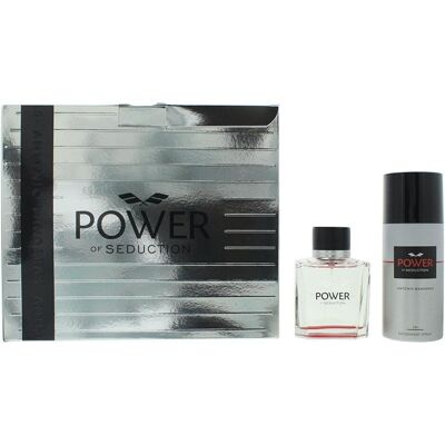 Antonio Banderas, Beauty Geschenkset, Banderas Parfums Power of Seduction Geschenkset für Männer EDT 100ml + Deodorant 150ml - Lavendel (Körperpflegeset, Parfum Set) Antonio Banderas, Beauty Geschenkset, Banderas Parfums Power of Seduction Geschenkset für Männer EDT 100ml + Deodorant 150ml - Lavendel (Körperpflegeset, Parfum Set)