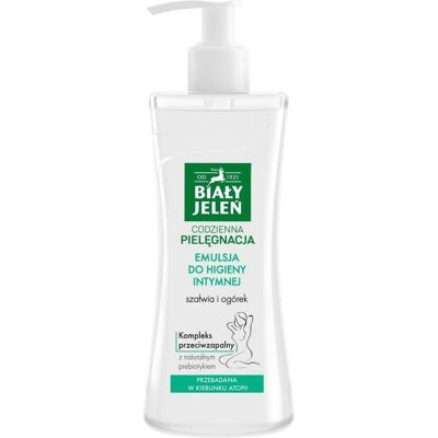Biały Jeleń, Intimpflege, White Deer - Daily Care Emulsion For Intimate Hygiene Sage & Cucumber 265Ml (265 ml) Biały Jeleń, Intimpflege, White Deer - Daily Care Emulsion For Intimate Hygiene Sage & Cucumber 265Ml (265 ml)