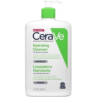 CeraVe Feuchtigkeitsspendende Reinigungs-Lotion - Feuchtigkeitsspendender Reiniger für normale bis trockene Haut (1000ml) CeraVe Feuchtigkeitsspendende Reinigungs-Lotion - Feuchtigkeitsspendender Reiniger für normale bis trockene Haut (1000ml)