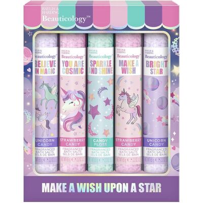 Baylis & Harding, Badezusatz, Geschenkset Einhorn 5 x 65 g (Badesalz, 1200 g) Baylis & Harding, Badezusatz, Geschenkset Einhorn 5 x 65 g (Badesalz, 1200 g)