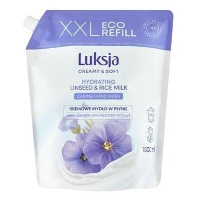 Luksja, Handseife, Flüssigseife Hydrating Linseed Rice Milk - 1500 Ml (Flüssigseife, 1500 ml) Luksja, Handseife, Flüssigseife Hydrating Linseed Rice Milk - 1500 Ml (Flüssigseife, 1500 ml)