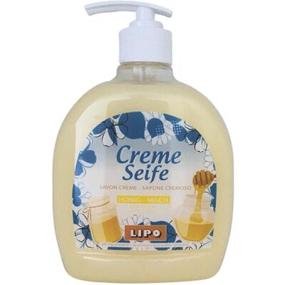 Magni, Handseife, Creme-Seife Regina 500ml Honig-Milch (Flüssigseife, 500 ml) Magni, Handseife, Creme-Seife Regina 500ml Honig-Milch (Flüssigseife, 500 ml)