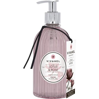 Vivian Gray Vivanel Lotus&Rose Cream Liquid Soap - Flüssigseife Vivian Gray Vivanel Lotus&Rose Cream Liquid Soap - Flüssigseife