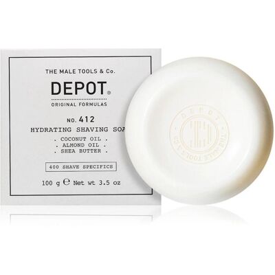 Depot No. 412 Feuchtigkeitsspendende Rasierseife - Rasiercreme und Seife Depot No. 412 Feuchtigkeitsspendende Rasierseife - Rasiercreme und Seife
