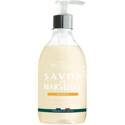 BeauTerra, Handseife, Flüssigseife Marseille surgras Mandel liq (Flüssigseife, 300 ml) BeauTerra, Handseife, Flüssigseife Marseille surgras Mandel liq (Flüssigseife, 300 ml)