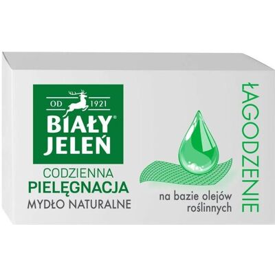 Biały Jeleń, Handseife, White Deer - Hypoallergenic Soap For Sensitive Skin Based On Vegetable Oils 85G (Hartseife, 85 g) Biały Jeleń, Handseife, White Deer - Hypoallergenic Soap For Sensitive Skin Based On Vegetable Oils 85G (Hartseife, 85 g)
