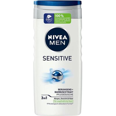 NIVEA MEN, Duschmittel, Sensitive Pflegedusche (250 ml) NIVEA MEN, Duschmittel, Sensitive Pflegedusche (250 ml)