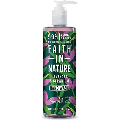 Faith In Nature, Handcreme, Lavendel & Geranien Flüssigseife für die Hände (400 ml) Faith In Nature, Handcreme, Lavendel & Geranien Flüssigseife für die Hände (400 ml)