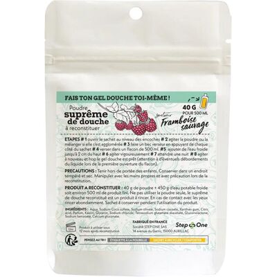 Step One, Badezusatz, 2in1 Shampoo & Duschgel in Pulverform Wilde Heidelbeere (Badepralinen, 40 g) Step One, Badezusatz, 2in1 Shampoo & Duschgel in Pulverform Wilde Heidelbeere (Badepralinen, 40 g)