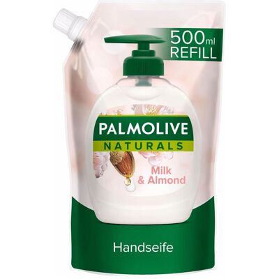 Palmolive, Handseife, Naturals Milch & Mandel (Flüssigseife, 500 ml) Palmolive, Handseife, Naturals Milch & Mandel (Flüssigseife, 500 ml)