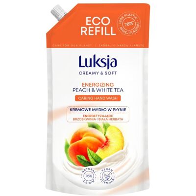 Luksja, Handseife, Cremige Flssigseife, Pfirsich, Brhe 900ml (Flüssigseife, 900 ml) Luksja, Handseife, Cremige Flssigseife, Pfirsich, Brhe 900ml (Flüssigseife, 900 ml)