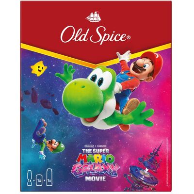 Old Spice, Beauty Geschenkset, Super Mario Galaxy Film Geschenkset: Deostick, Deospray, Duschgel (Körperpflegeset) Old Spice, Beauty Geschenkset, Super Mario Galaxy Film Geschenkset: Deostick, Deospray, Duschgel (Körperpflegeset)