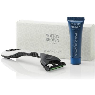 Molton Brown, Aftershave, Rasierset Luxury Collection Set mit Rasiermesser, 1 Klinge und Rasiercreme (Rasierwasser, 150 ml) Molton Brown, Aftershave, Rasierset Luxury Collection Set mit Rasiermesser, 1 Klinge und Rasiercreme (Rasierwasser, 150 ml)