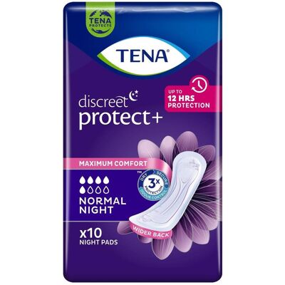 Tena, Inkontinenzhygiene, discreet Normal Night (10x, Normal) Tena, Inkontinenzhygiene, discreet Normal Night (10x, Normal)