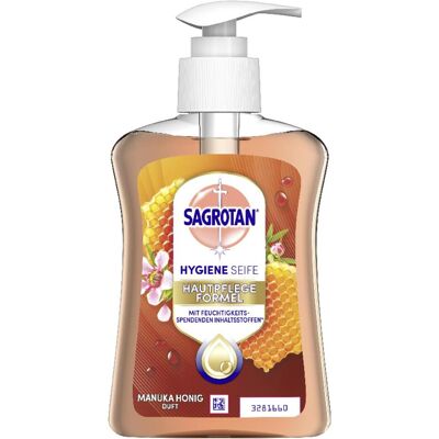 Sagrotan, Handseife, Handseife 3226523 Mandelblüte & Manuka Honig (Flüssigseife, 250 ml) Sagrotan, Handseife, Handseife 3226523 Mandelblüte & Manuka Honig (Flüssigseife, 250 ml)