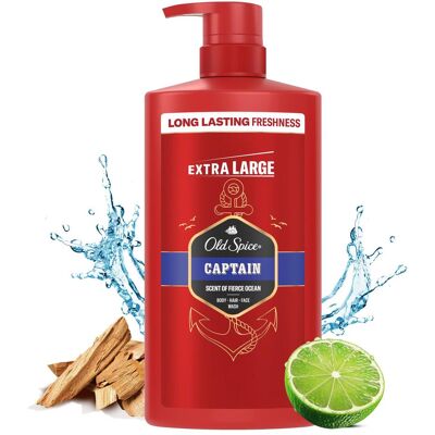 Old Spice, Duschmittel, 3-in-1 Duschgel Captain Duschgel 800 ml (800 ml) Old Spice, Duschmittel, 3-in-1 Duschgel Captain Duschgel 800 ml (800 ml)