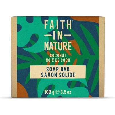 Faith In Nature, Handseife, Natürliche vegane Kokos-Seife ohne SLS und Parabene (Hartseife, 100 g) Faith In Nature, Handseife, Natürliche vegane Kokos-Seife ohne SLS und Parabene (Hartseife, 100 g)