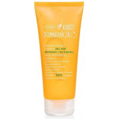 Ziaja, Duschmittel, Kokos Pomarańcza Energizing and Fresh Shower Gel (200 ml) Ziaja, Duschmittel, Kokos Pomarańcza Energizing and Fresh Shower Gel (200 ml)