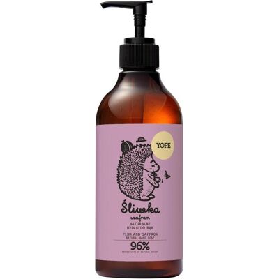 Yope, Handseife, Pflaumen- und Safran-Handseife (Flüssigseife, 500 ml) Yope, Handseife, Pflaumen- und Safran-Handseife (Flüssigseife, 500 ml)