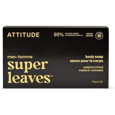 Attitude, Duschmittel, super leaves men Bernstein & Zitrusfrüchte 113g (113 g) Attitude, Duschmittel, super leaves men Bernstein & Zitrusfrüchte 113g (113 g)