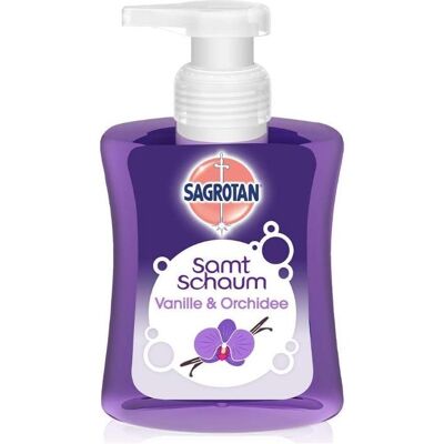 Sagrotan, Handseife, SamtSchaum Vanille&Orchidee (Flüssigseife, 250 ml) Sagrotan, Handseife, SamtSchaum Vanille&Orchidee (Flüssigseife, 250 ml)