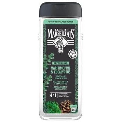 Le Petit Marseillais, Duschmittel, Shower Gel For Men Maritime Pine & Eucalyptus 400ml (400 ml) Le Petit Marseillais, Duschmittel, Shower Gel For Men Maritime Pine & Eucalyptus 400ml (400 ml)