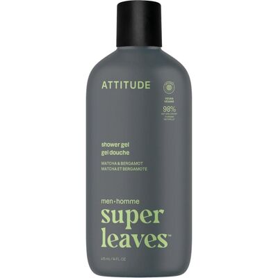 Attitude, Duschmittel, Herren-Duschgel Super Leaves Matcha & Bergamot (Duschgel) 415 ml (415 ml) Attitude, Duschmittel, Herren-Duschgel Super Leaves Matcha & Bergamot (Duschgel) 415 ml (415 ml)