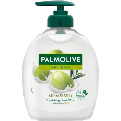 Palmolive, Handseife, Handseife 300 ml Pumpflasche Nat. Olive (Flüssigseife, 300 ml) Palmolive, Handseife, Handseife 300 ml Pumpflasche Nat. Olive (Flüssigseife, 300 ml)