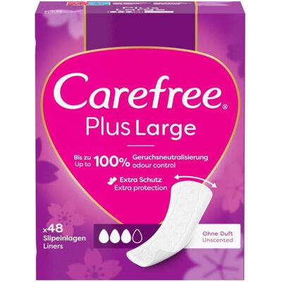 Carefree Plus Große Leichte Duft Binden - Binden Carefree Plus Große Leichte Duft Binden - Binden