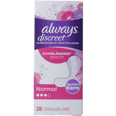 Always, Inkontinenzhygiene, Discreet (28x, Normal) Always, Inkontinenzhygiene, Discreet (28x, Normal)