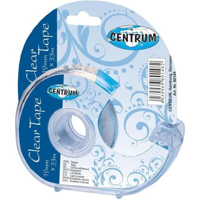 Centrum Kinesio Tape, Lipni juostelė, su laikikliu, 19mmx33m, skaidri Centrum Kinesio Tape, Lipni juostelė, su laikikliu, 19mmx33m, skaidri