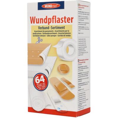 Magni, Pflaster, Wundpflaster-Set 64-teilig (64x) Magni, Pflaster, Wundpflaster-Set 64-teilig (64x)